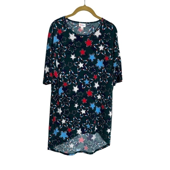 Lularoe Irma Star Patriotic American Tunic XS NwT - Picture 1 of 7